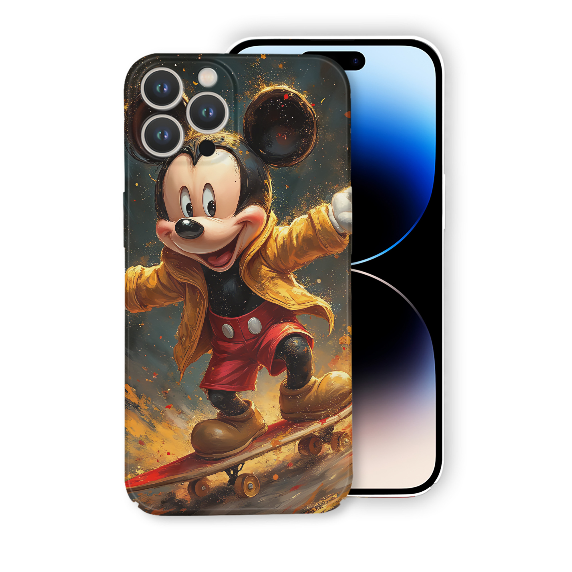 （画像用） ミッキーマウス Mickey Mouse 【iPhone 14シリーズ対応】ハードケース